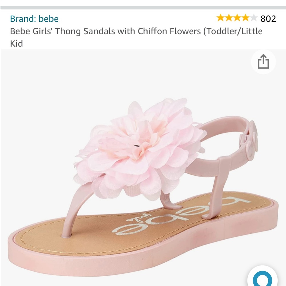 Little girls sandals